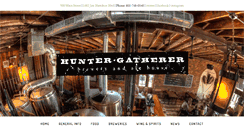 Desktop Screenshot of huntergathererbrewery.com